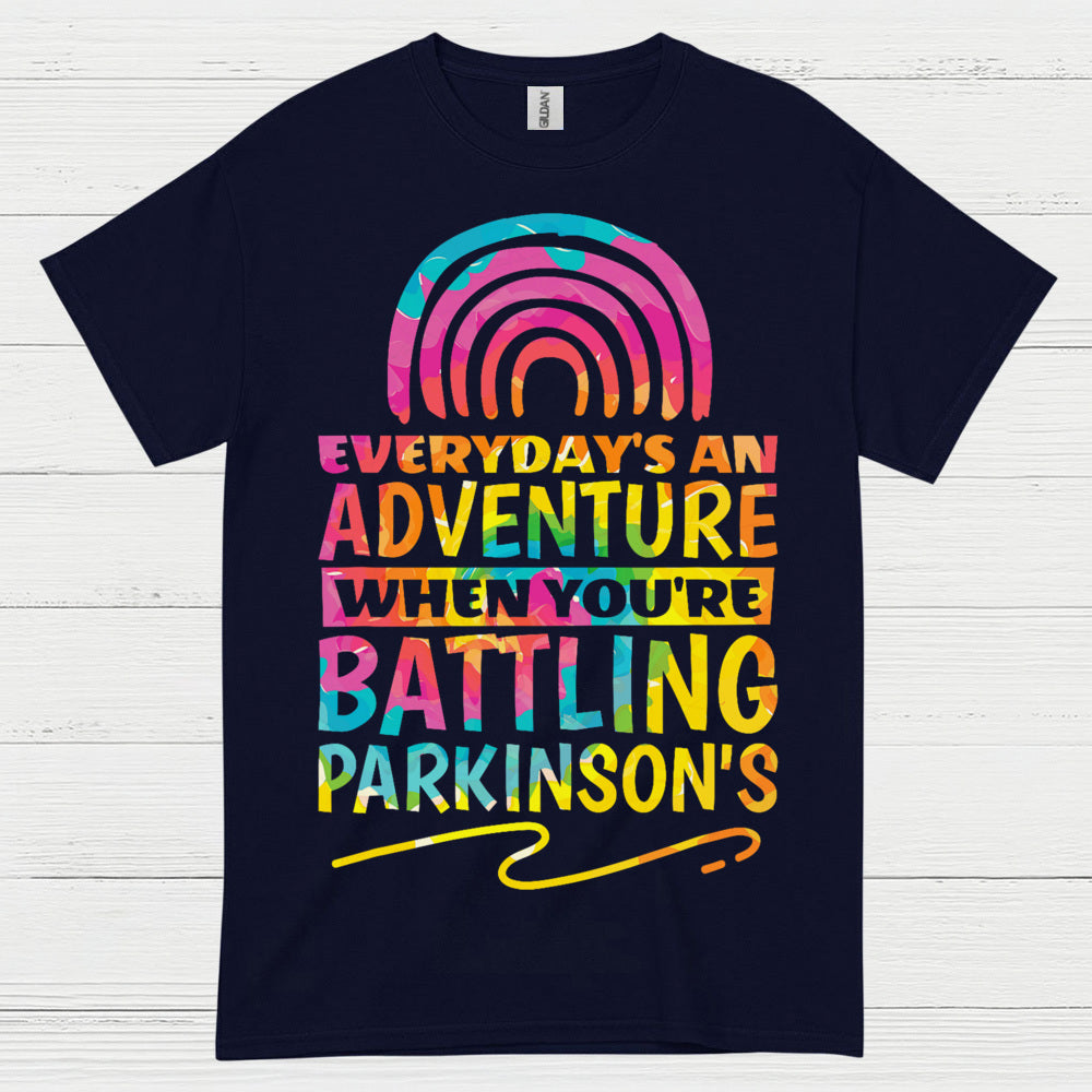 Everyday’s An Adventure Battling Parkinson’s Quote T Shirt