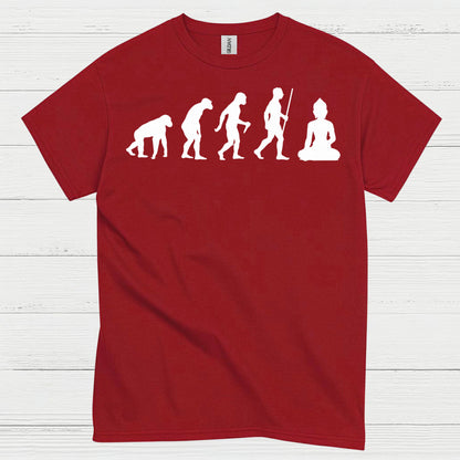 Evolution To Meditation Zen T Shirt