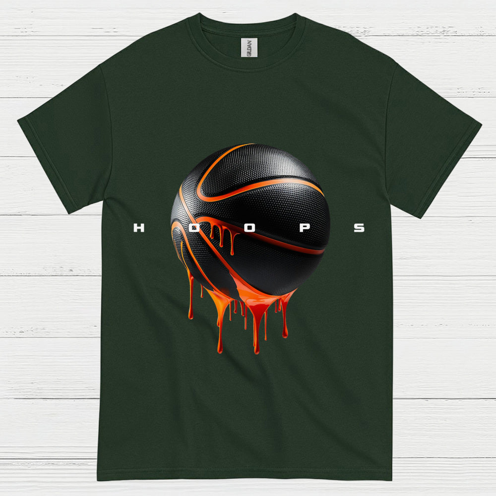 Dripping Basketball Hoops T Shirt