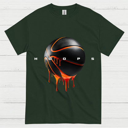 Dripping Basketball Hoops T Shirt