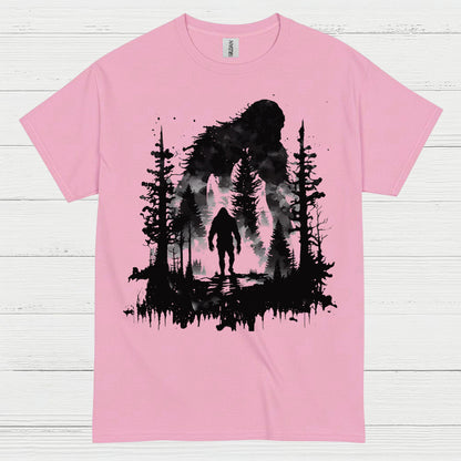 Dark Forest Bigfoot Silhouette T Shirt
