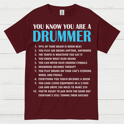 Living The Beat Drummer T Shirt