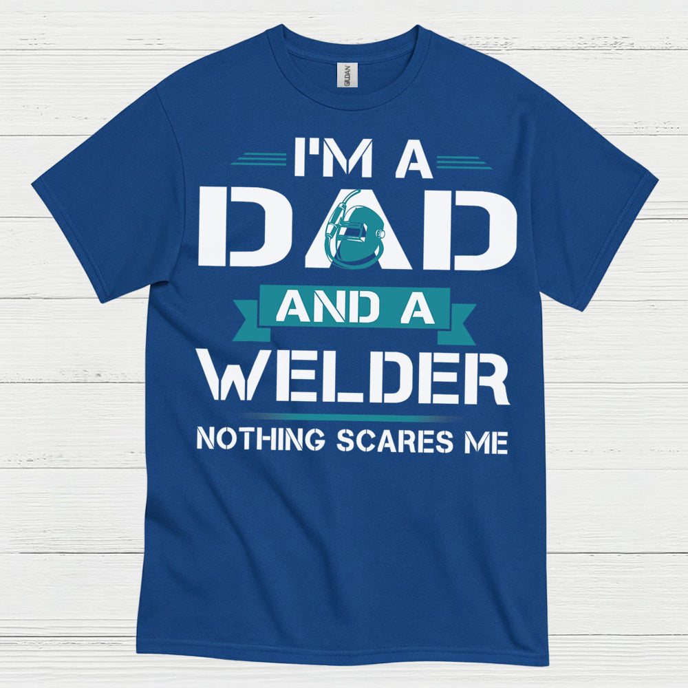 Dad And Welder Pride T Shirt