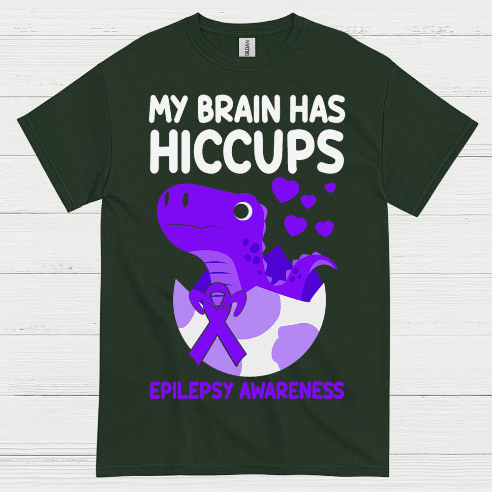 My Brain Has Hiccups Epilepsy T Shirt