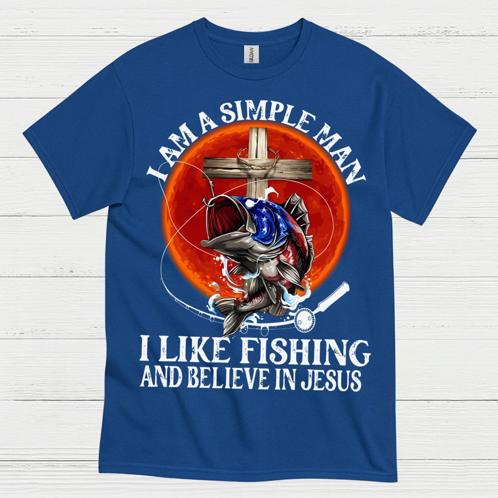 I Like Fishing And Believe In Jesus T Shirt