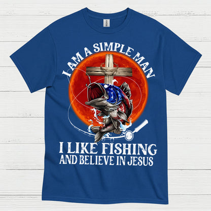 I Like Fishing And Believe In Jesus T Shirt