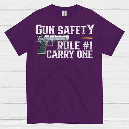 Gun Safety Rule Carry One Tactical T Shirt