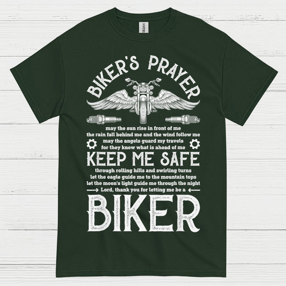 Biker’s Prayer Keep Me Safe T Shirt