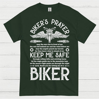Biker’s Prayer Keep Me Safe T Shirt