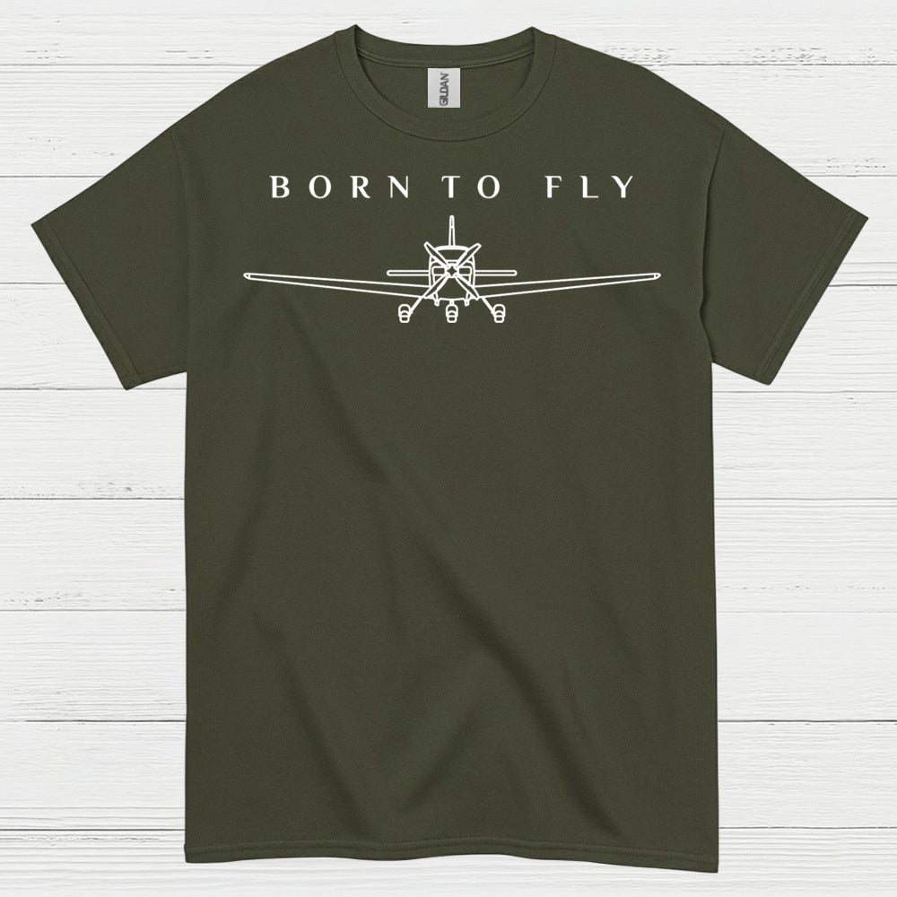 Born To Fly Aviation T Shirt