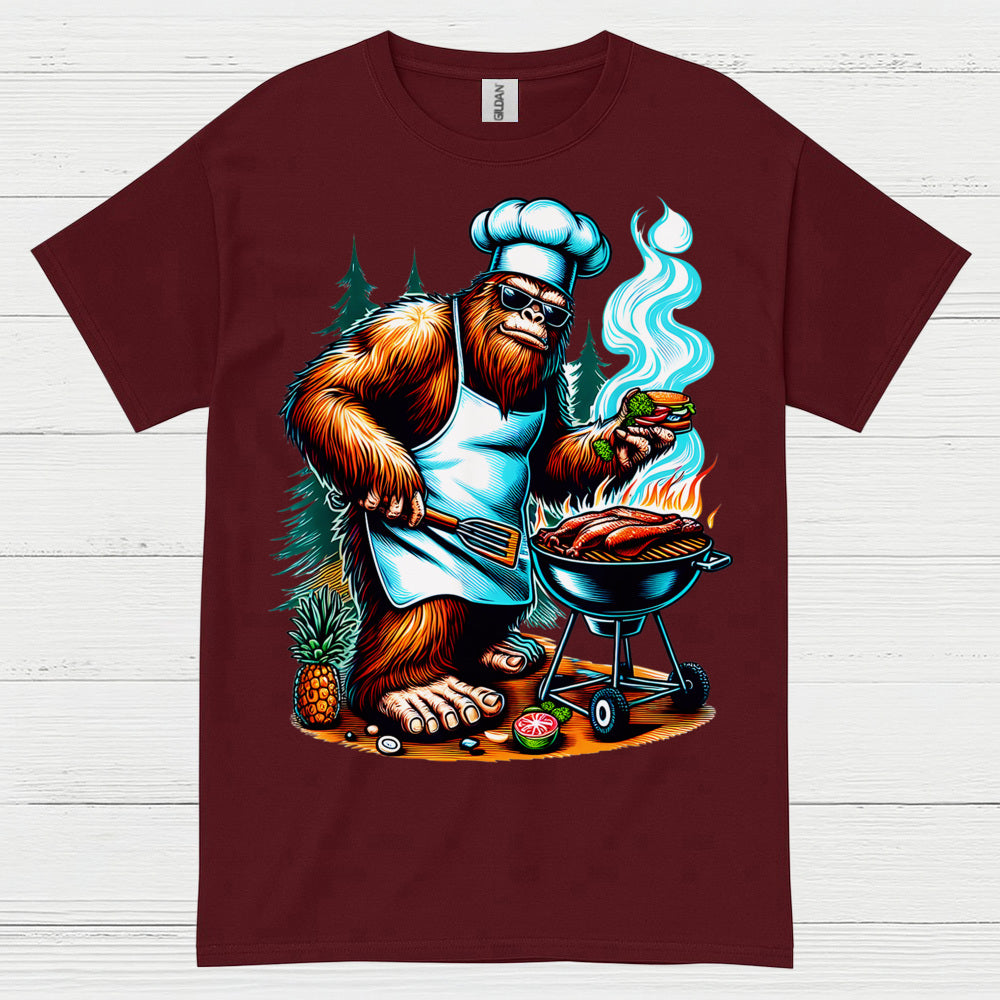 Bigfoot BBQ Grilling T Shirt