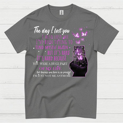 The Day I Lost You Memorial Butterfly T Shirt