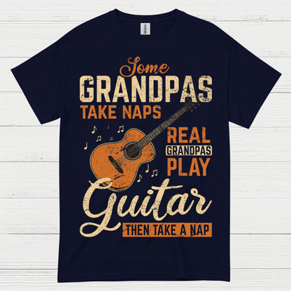 Real Grandpa Guitar T Shirt