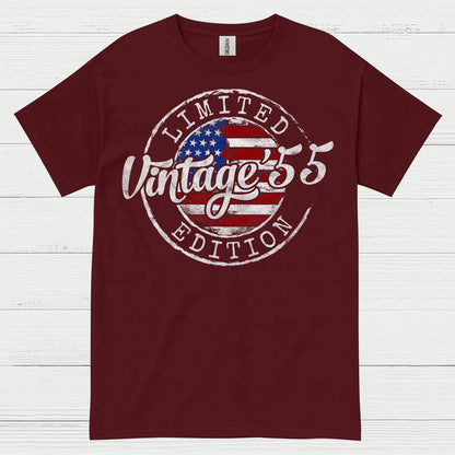 Vintage 55 Limited Edition Birthday T Shirt