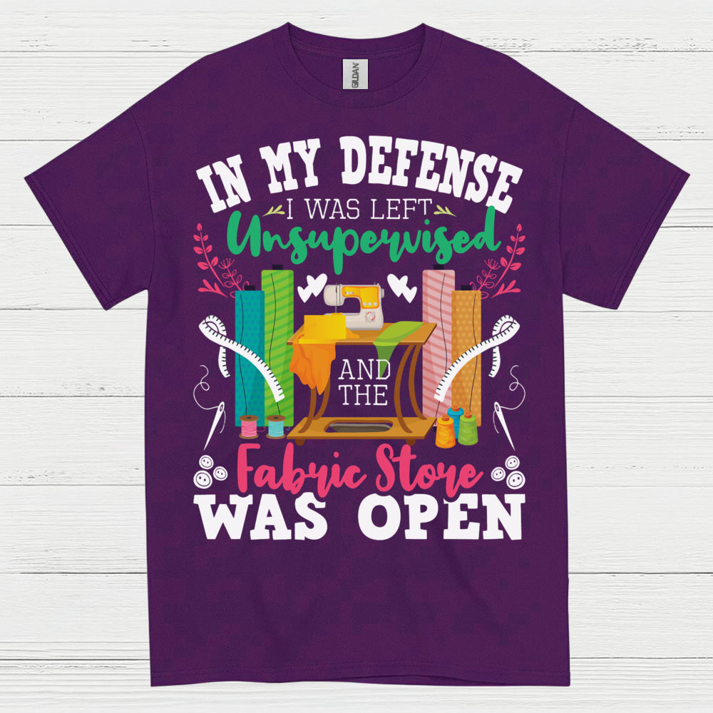 Fabric Store Humor Sewing T Shirt