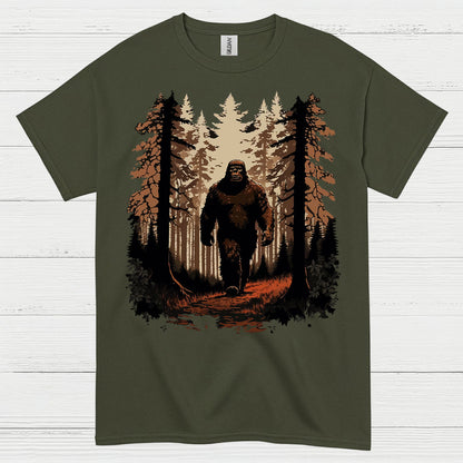 Forest Walk Bigfoot T Shirt