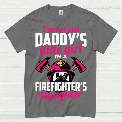 Firefighter’s Daughter Daddy’s Little Girl T Shirt
