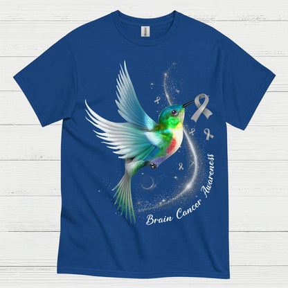 Brain Cancer Awareness Hummingbird T Shirt