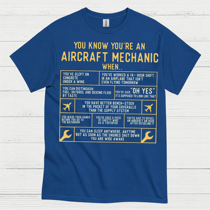 Aircraft Mechanic Humor Quote T Shirt