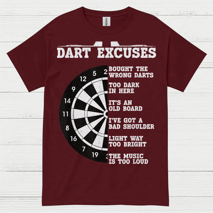 Dart Excuses Funny Darts T Shirt