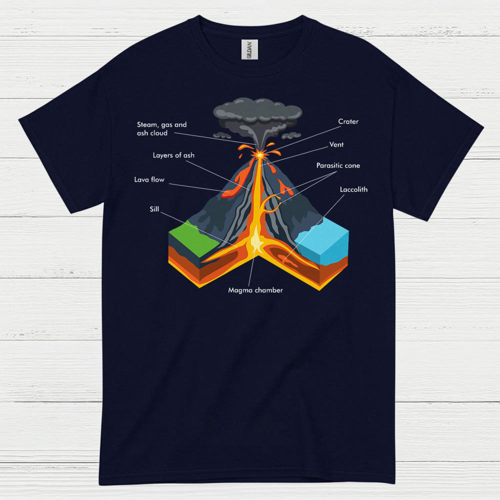 Volcano Science Teacher T Shirt
