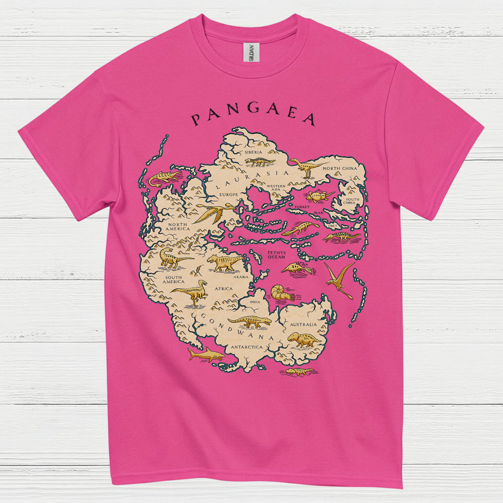 Pangaea Ancient Earth Map T Shirt