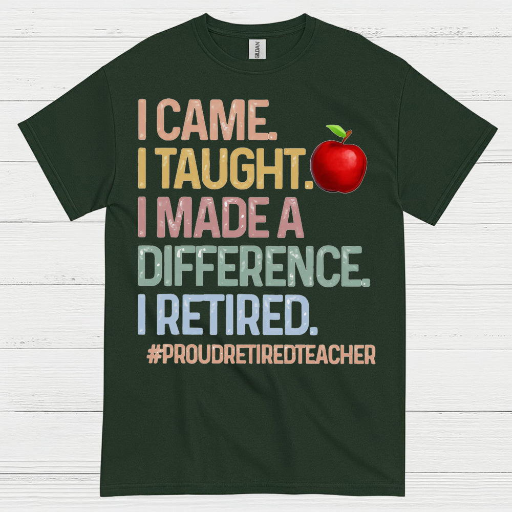 Proud Retired Teacher T Shirt