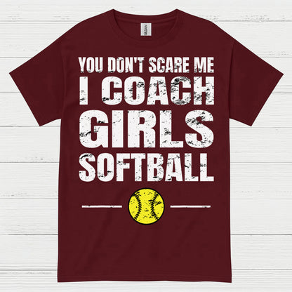 I Coach Girls Softball T Shirt
