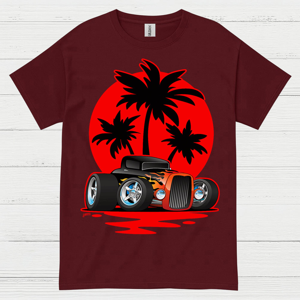 Sunset Hot Rod T Shirt