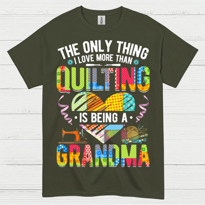 Quilting Grandma Love T Shirt