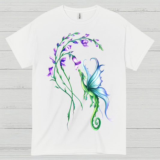 Floral Fairy Dragon T Shirt