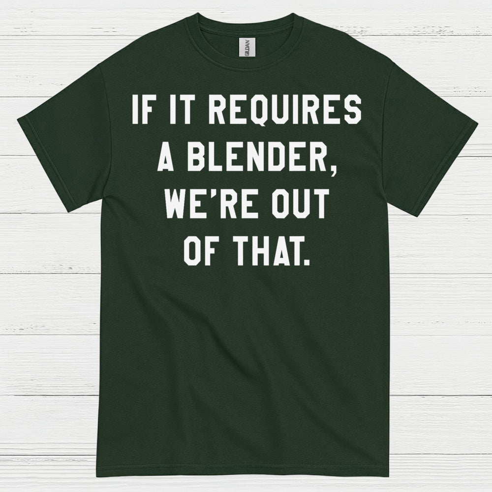 No Blender No Problem Bartender T Shirt