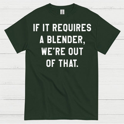 No Blender No Problem Bartender T Shirt