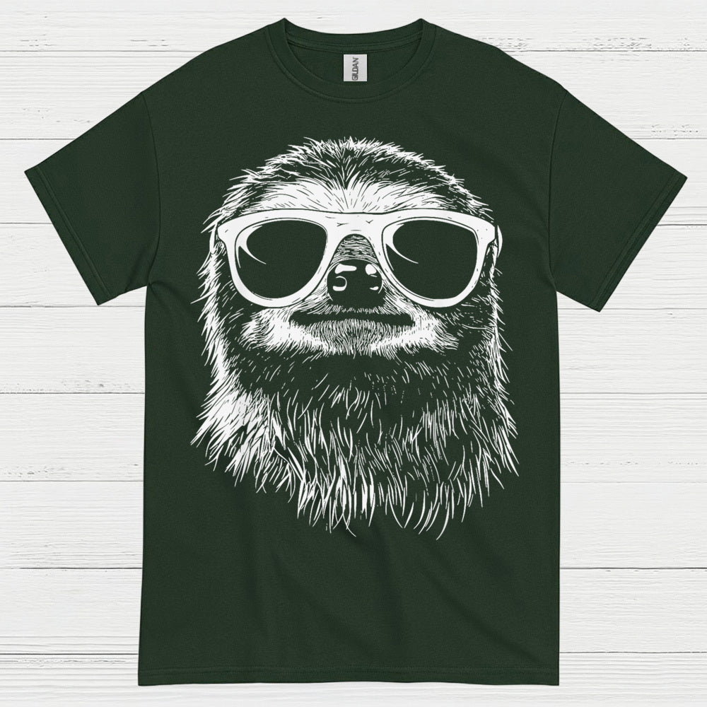 Cool Sunglasses Sloth Graphic T Shirt