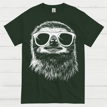 Cool Sunglasses Sloth Graphic T Shirt