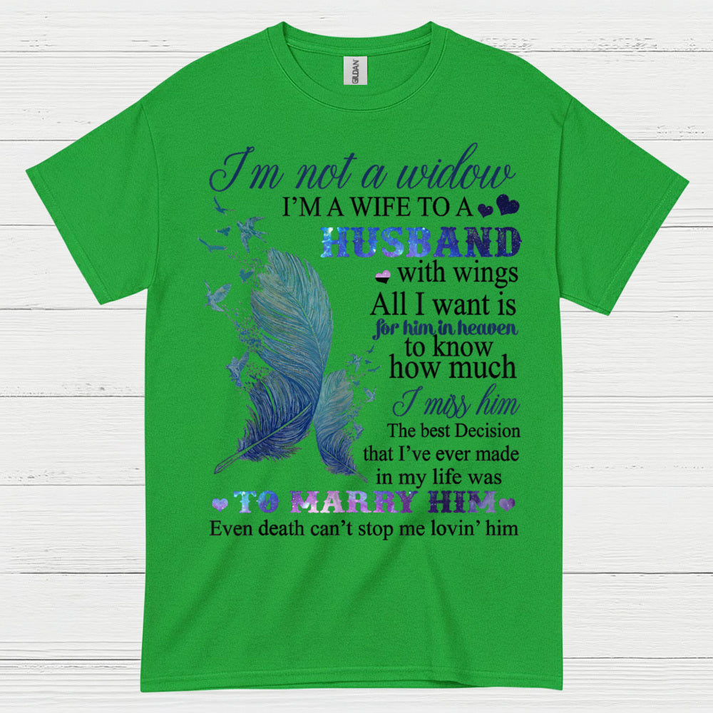 Forever His Wife With Wings In Heaven T Shirt