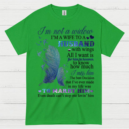 Forever His Wife With Wings In Heaven T Shirt