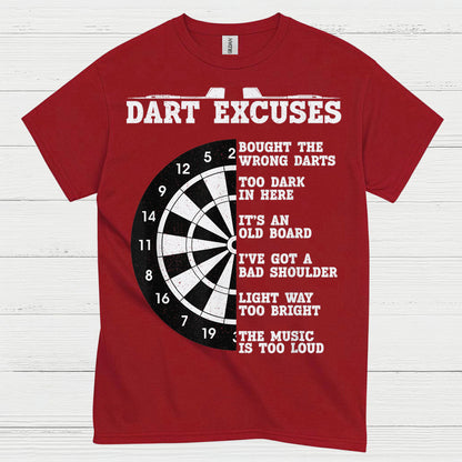 Dart Excuses Funny Darts T Shirt