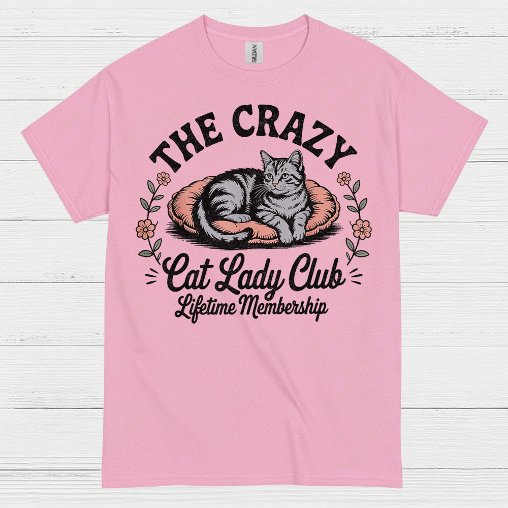 Crazy Cat Lady Club T Shirt