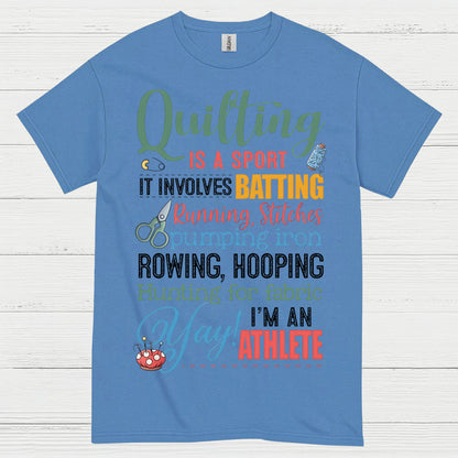Quilting Is A Sport Humor T Shirt