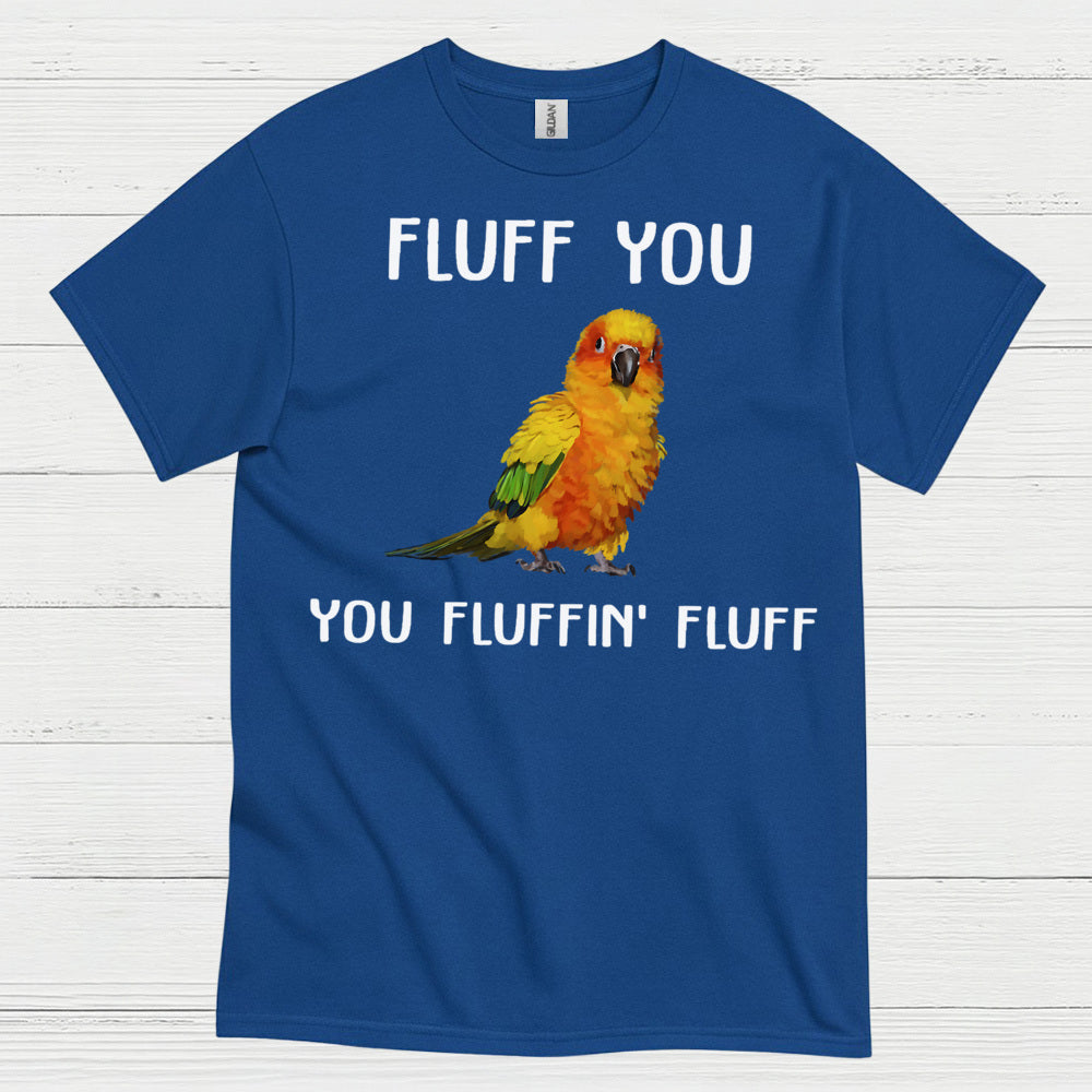 Fluff You Funny Parrot T Shirt