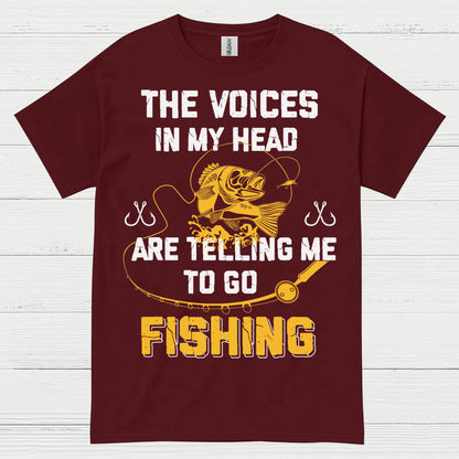Voices In My Head Fishing T Shirt