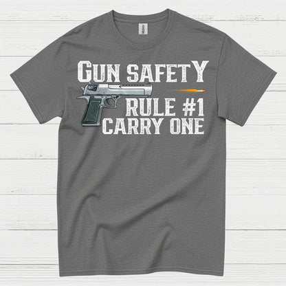 Gun Safety Rule Carry One Tactical T Shirt