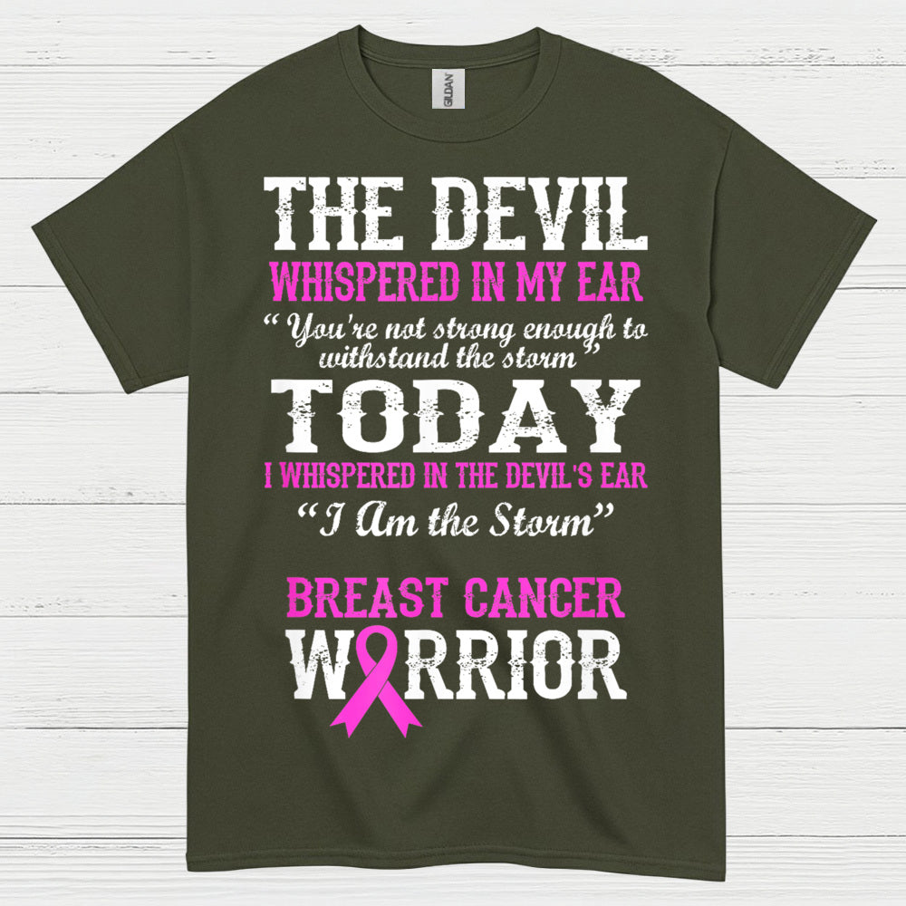 Breast Cancer Warrior I Am The Storm T Shirt