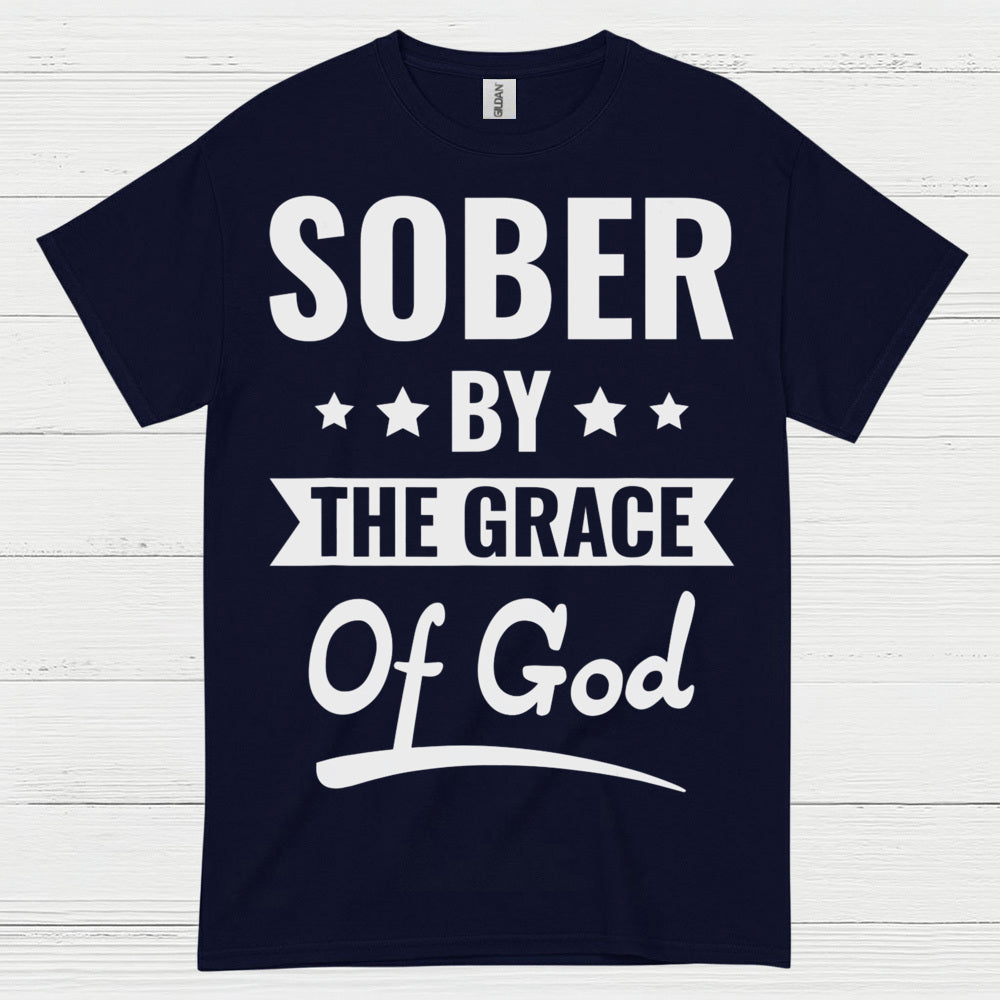 Sober By The Grace Of God Christian T Shirt