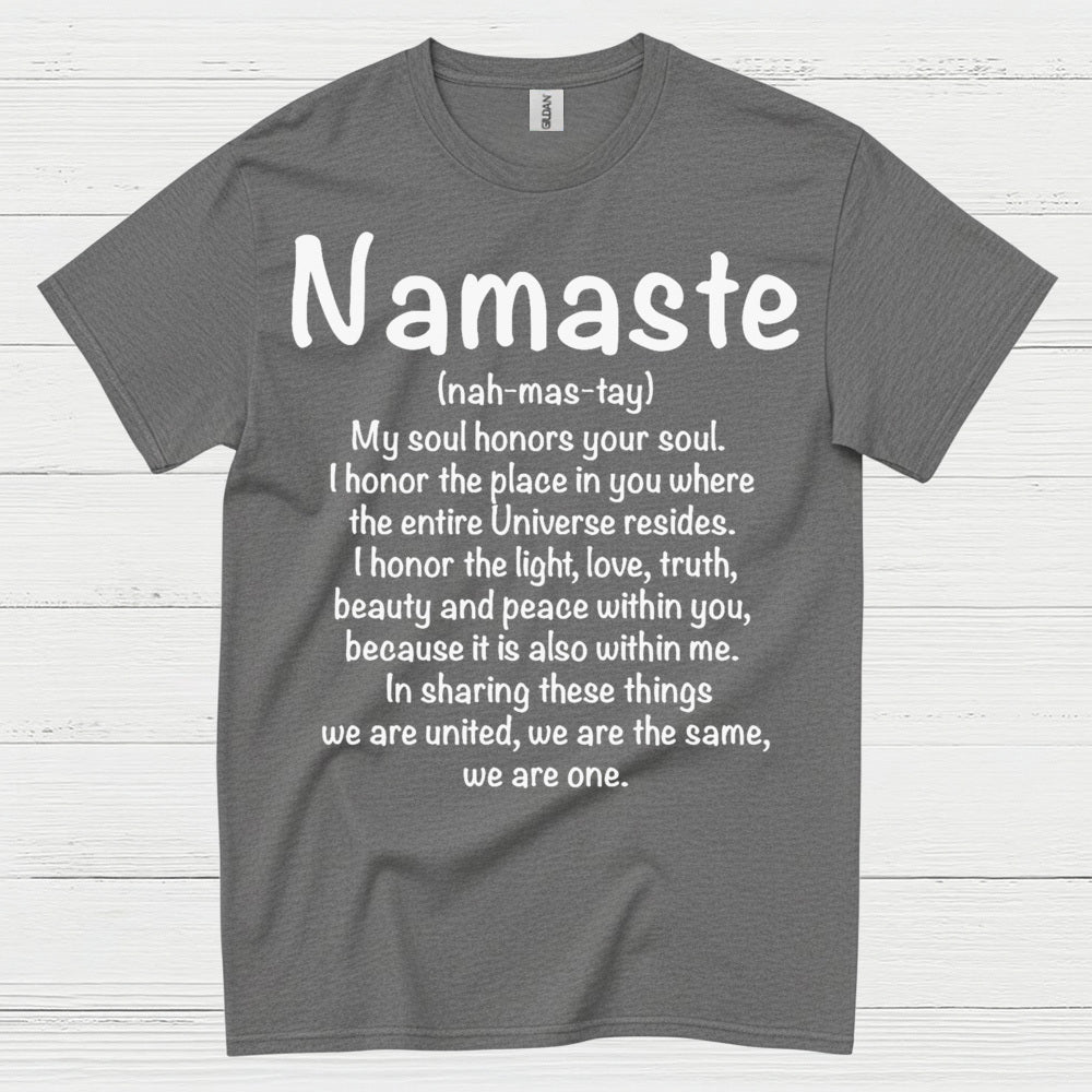 Namaste Spiritual Definition Quote T Shirt