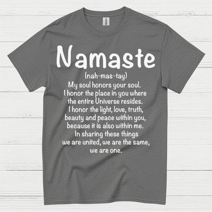 Namaste Spiritual Definition Quote T Shirt