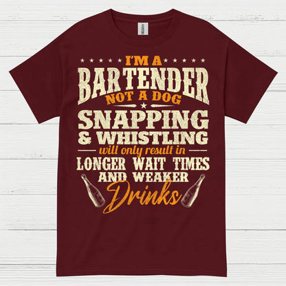Im A Bartender Not A Dog T Shirt