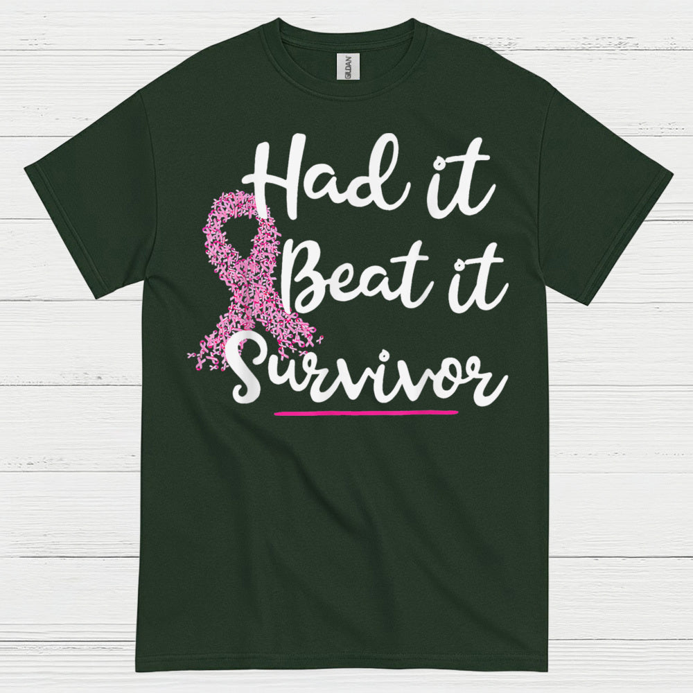 Had It Beat It Survivor Breast Cancer T Shirt
