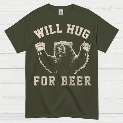 Will Hug For Beer T Shirt